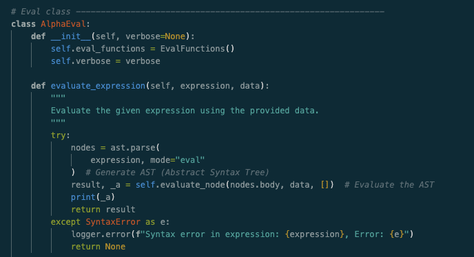 Code Example